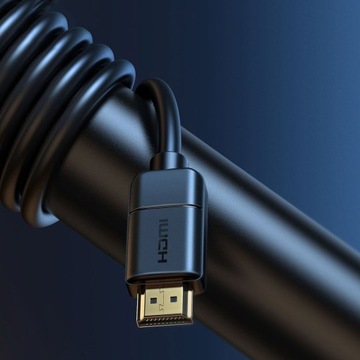 КАБЕЛЬ BASEUS HDMI 2.0 4K 60 Гц 3D HDR 18 Гбит/с ПРОЧНЫЙ КАБЕЛЬ С МЕДНЫМ СЕРДЕЧНИКОМ 1 м