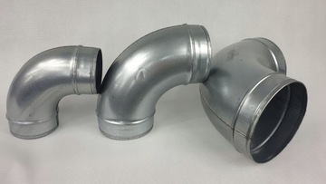 КОЛЕНО fi 200 90 градусов SPIRO ЦИНКОВАНИЕ для труб Spiro Ventilation Bend 200 Ventilation