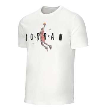 Koszulka Męska Logo T-shirt Biały Nike Air Jordan DV7752-100 r. M