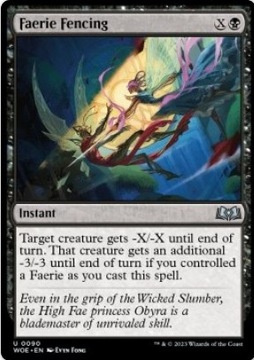 MTG 2x Faerie Fencing uncommon WOE
