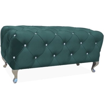 Puf-Ławka Hestia Velvet Zielony Bluvel 78 Salon