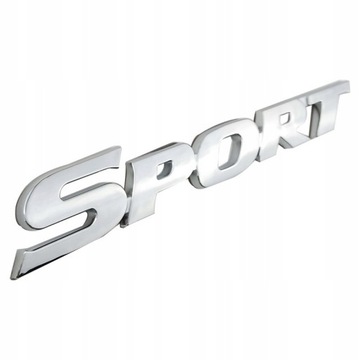 EMBLEMAT znaczek NAPIS chrom SPORT LAND ROVER