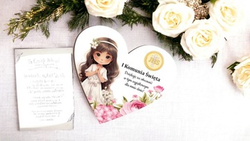 Благодарность гостям Первого Причастия, магнит, сувенир, подарок, печать