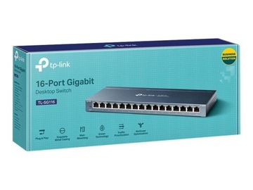 TPLINK TL-SG116 TP-Link TL-SG116 Switch 16-Port Gigabit Desktop Switch, 16