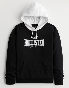 bluza Abercrombie Hollister L kangurek czarna