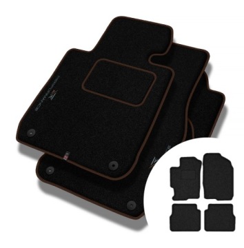 Velurové koberce Performance pro Mazda 6 I 2002-2007 2 stopky