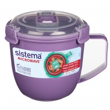 Sistema Pojemnik kubek na zupę 900ml fioletowy