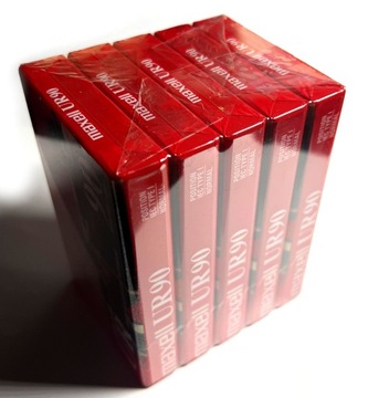 5X NOWA KASETA MAGNETOFONOWA MAXELL AUDIO CASSETTE UR90 UR 90 min