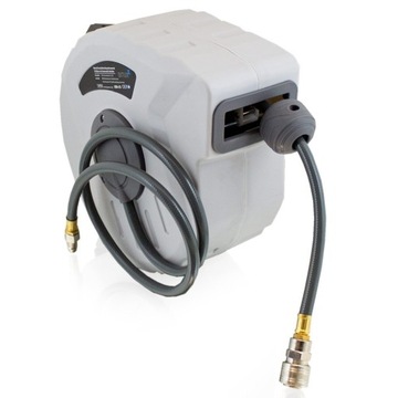 Шланг для компрессора пневматический выдвижной барабан 20м