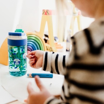 Бутылка для воды Tritan, соломинка без BPA
