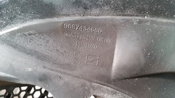 KAPOTA KRYT MOTORU PEUGEOT 206+ 206 PLUS KÓD KTV