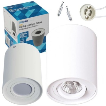 OPRAWA NATYNKOWA SUFITOWA LED GU10 TUBA RUCHOMA