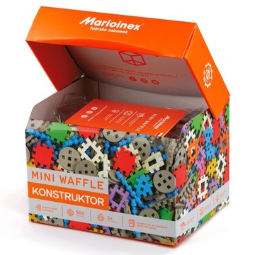 KLOCKI WAFFLE WAFLE MINI KONSTRUKTOR 500 MARIOINEX