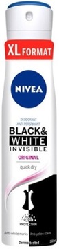NIVEA Antyperspirant BLACK&WHITE INVISIBLE 250ml