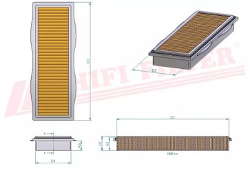 HIFI FILTER SC 60014 салонный фильтр