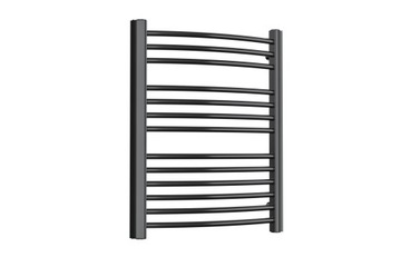 GRZEJNIK ŁAZIENKOWY CASUAL 480x670 CZARNY POŁYSK