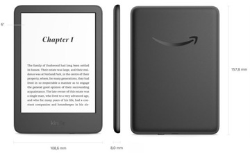 AMAZON KINDLE 11 READER БЕЗ РЕКЛАМЫ 16 ГБ + СТИЛУС + ЗАРЯДНОЕ УСТРОЙСТВО + ТКАНЬ