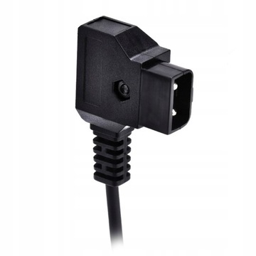 D Tap B Typ męski na kątowy DC 5.5x2.5mm Adapter