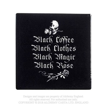 podkładka pod kubek BLACK COFFEE BLACK CLOTHES