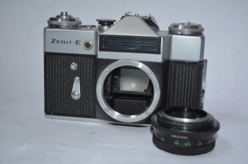 Аналоговый зеркальный фотоаппарат ЗЕНИТ-Э, объектив ИНДУСТАР 50