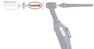 Втулка TIG QUARTZ 26LD для SR 17/18/26 1,0 мм