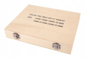 WIERTŁA NWKa HSS KOBALTOWE DO METALU DREWNA 8 EL. WIERTŁO KOBALT KOMPLET