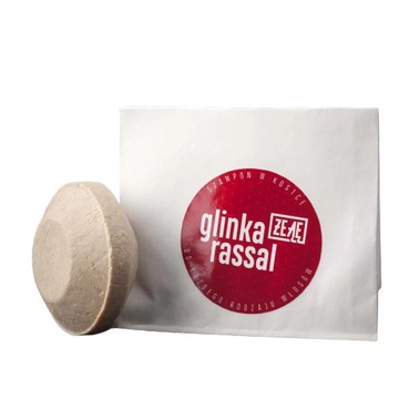 ŻE ĄĘ, naturalny szampon w kostce Glinka Rassal