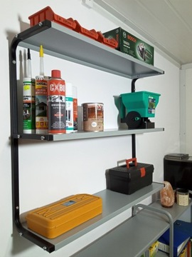 Półka ścienna metalowa garażowa PG3CS