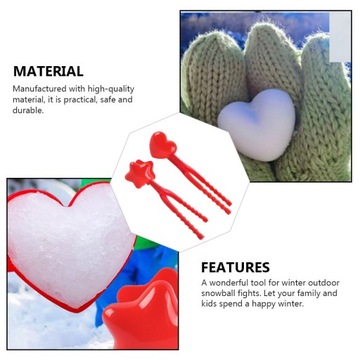 Детский набор уличных игрушек Зажим для снежков