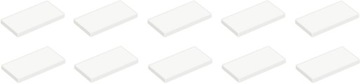 LEGO Płytka Tile 2x4 Biały 4560178 87079 - 10szt