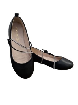 ДЕТСКИЕ БАЛЕТКИ VINCEZA 13258 ЧЕРНЫЕ РАЗМЕР. 31