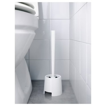 BOLMEN SZCZOTKA TOALETOWA DO WC biała IKEA