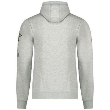 Geographical Norway Sweatshirt Gymclass Hoodie Light Grey Man