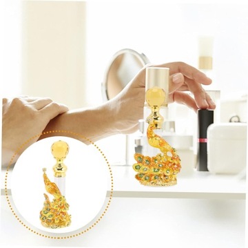 Контейнер для украшения флакона духов павлина Parfumerie для стекла женщин
