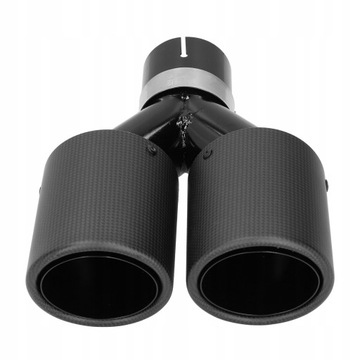 Универсальная двойная выхлопная труба.