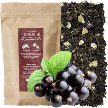 Herbata czerwona Pu-Erh CZARNA PORZECZKA 50G SLIM