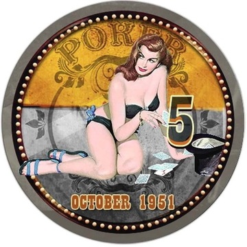 ANIMAZING Żeton October 1951 Ceramika Nominał 5