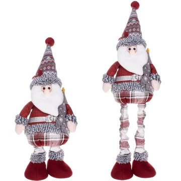 MIKOŁAJ PREZENT NA ŚWIĘTA FIGURKA ŚWIĄTECZNA 65cm