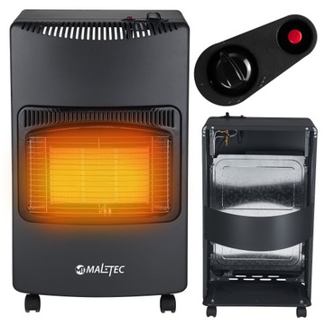 PIEC PIECYK GAZOWY SKŁADANY GRZEJNIK NA GAZ BUTLE ZESTAW WĄŻ REDUKTOR 4200W