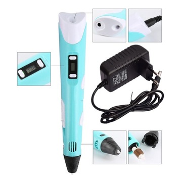 НАБОР ШАРИКОВОЙ РУЧКИ ДЛЯ 3D ПРИНТЕРА + КАРТРИДЖИ 10 МЕТРОВ