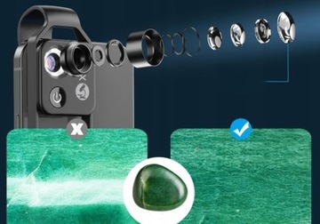 ОБЪЕКТИВ ЦИФРОВОГО МИКРОСКОПА ДЛЯ ТЕЛЕФОНА APEXEL 200X