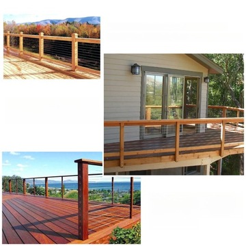 8 шт. DIY ДЕРЕВЯННЫЕ БАЛЯСЫ, ВИНТЫ ДЛЯ ПЕРИЛ, КОМПЛЕКТ БАЛЮСТРАДЫ ИЗ НЕРЖАВЕЮЩЕЙ СТАЛИ