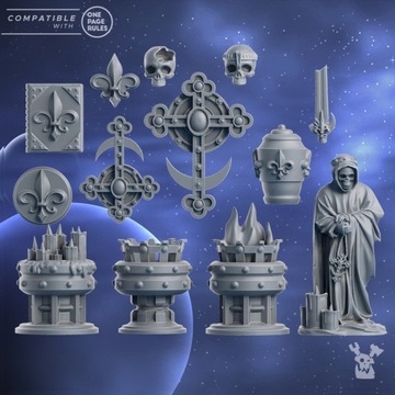 Silver Moon Base Bits Set x13 DakkaDakkaStore