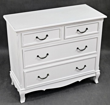 NOWA BIAŁA KOMODA MEBLE STYLOWE RUSTYKALNE