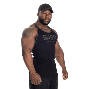 Bokserka Tank Top na trening siłownie męska GASP Ribbed T-back S