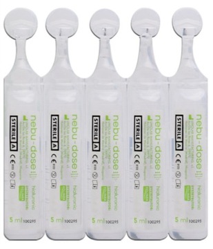 Nebu-Dose Hialuronic 0,9% do nebulizacji z kwasem hialuronowym 5 ampułek