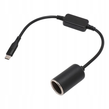 ADAPTER ZAPALNICZKI Z USB C 5 V DO 12V GNIAZDO ZAPALNICZKI