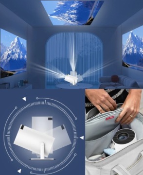 ОРИГИНАЛЬНЫЙ ПРОЕКТОР HY300 ANDROID SMART TV WIFI FULL HD ПОРТАТИВНЫЙ