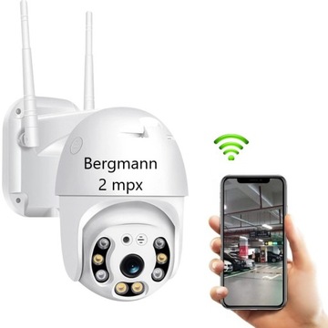 ZEWNĘTRZNA KAMERA OBROTOWA IP WiFi ZOOM 3MP 2MPx