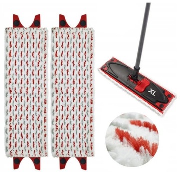 2x WKŁAD ZAPAS DO MOPA VILEDA PŁASKI ULTRA MAX ULTRAMAX XL 42CM NAKŁADKA